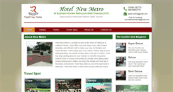 Desktop Screenshot of hotelnewmetro.com