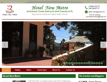 Tablet Screenshot of hotelnewmetro.com